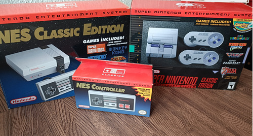 Nintendo Nes Classic Mini, Control Extra Y Sumer Mini Nes