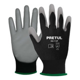 Guantes Nylon Seguridad Poliuretano Trabajo Ligero Sensible