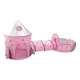 Carpa Camping Set Campamento Infantil Niña Tunel Pelotas