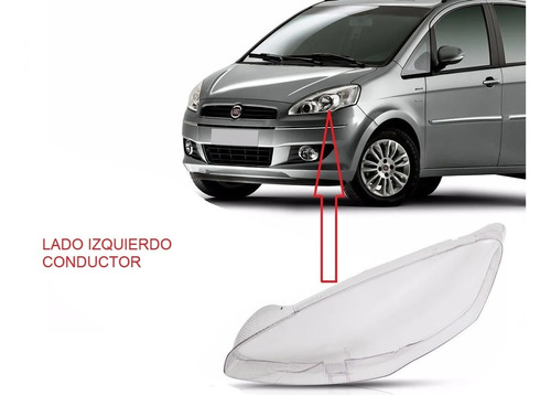 Lente ptica P/ Fiat Idea 2010 2011 2012 2013 2014 2015 Foto 4