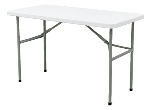 Mesa De Exterior Nojomo Ms10101 De Plástico/acero Color Blanco