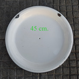 Plato Enlozado De Balanza Antigua 45 Cm.