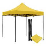 Toldo 3x3 M  Plegable Exterior Impermeable Reforzado Color Amarillo