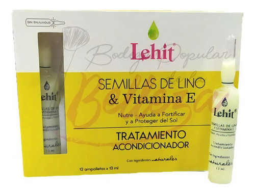 Lehit Semilla Lino Vitamina E - Ml A - mL a $3845