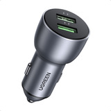 Cargador De Coche Rápido Qc 3.0+ Dual Usb-a 36w Ugreen 10144