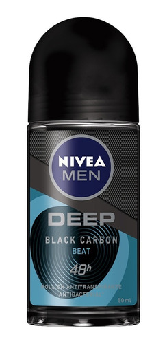 Desodorante Antibacterial Nivea Men Deep Beat Roll On 50ml