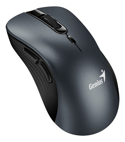 Mouse Genius Ergonómico Inalambrico Silencioso 8100s Gris Color Gris Oscuro