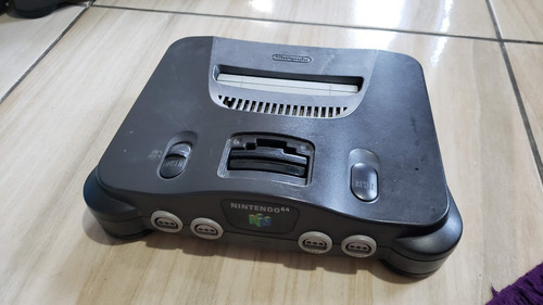 Nintendo 64 Só O Console Sem A Tampa Da Memoria. Funcionando 100%. G2