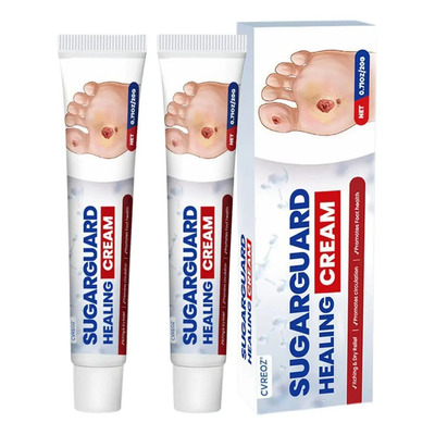 Crema Curativa Sugar Guard, Crema Para Pies Saludables,2pc