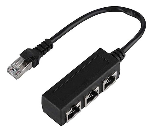 Adaptador Cable Lan Splitter Extensor Rj45puerto Divisor Red