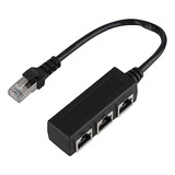 Adaptador Cable Lan Splitter Extensor Rj45puerto Divisor Red