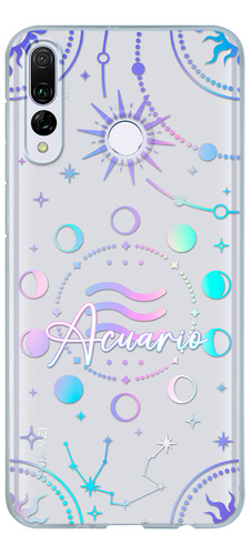 Funda Para Huawei Uso Rudo Para Mujer Signo Zodiaco Acuario