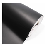 Envelopamento Adesivo Vinil Preto Fosco Automotivo 1m X 2m.