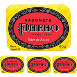 Sabonete Em Barra Phebo 90g Odor De Rosas Pack C/ 3 Wxz