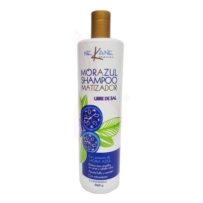 Nekane ® Shampoo Mora Azul Matizador Rubios Canas 300ml | MercadoLibre