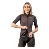 Chaleco Rompeviento Ciclismo Mujer Chann Osx- Oficial