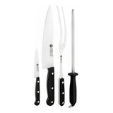 Set Parrilla Cocina Arbolito Boker 4 Piezas En Caja 