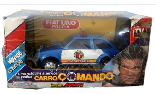 1985 Carro Comando Fiat Uno Embalagem Lacrada Glasslite!