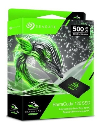 Seagate Ssd 500gb Barracuda 120 Sata 560/540 2.5 