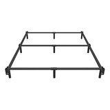 Estructura Cama Metal 7  P/ Colchón Y Box Spring, Montaje Se