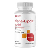 Gnc Ácido Alfa-lipóico 600 Mg