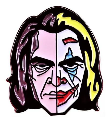 Pin Prendedor De Metal Para Ropa The Joker (doble Cara)