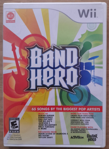 Videojuego Band Hero Para Nintendo Wii