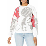 Polerón Desigual S Mickey Play Blanco