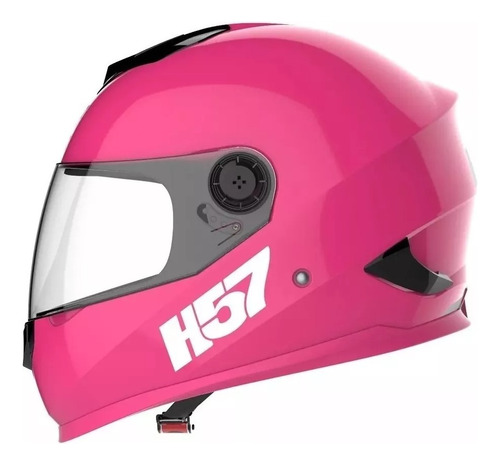 Casco H57 Halcon Super Economico Rosa Solo En Motovega