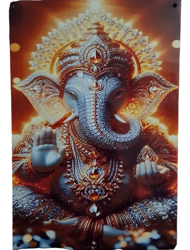 Cartel Metalico Ganesha 20x30 Valor Cada Uno.