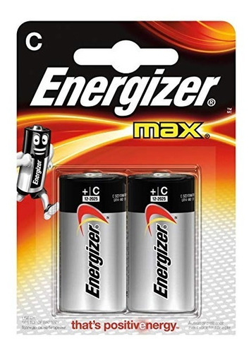 Pila Mediana Energizer  C  Blister X 2 Unidades