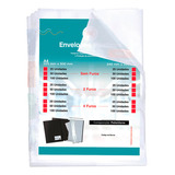 Envelope Plástico A4 Fino Transparente 4 Furos Dac 100 Unid