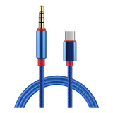 Cable De Audio Tipo C A 3,5 Mm Para Coche