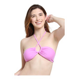 Bikini Sin Barba Strapless Lila