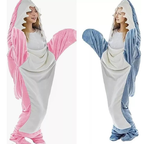 Cobertor De Tubarão Para Adultos Cobertor Com Capuz De Tubar