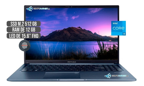 Portatil Asus Intel Core I5 1240p Disco Ssd 512gb + Ram 12gb