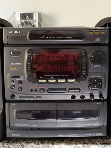 Mini System Aiwa Nsx 999 ( Só Aparelho)