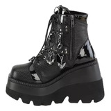 Botas De Moda Para Mujer, Zapatos Góticos Con Plataforma, Ca