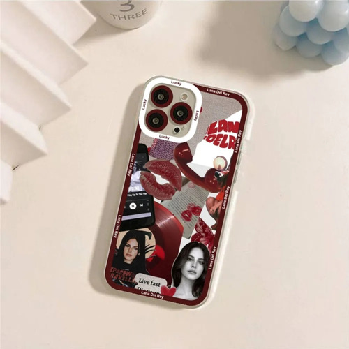 Funda De Teléfono Con Póster De Lana Del Rey Singer Para Iph