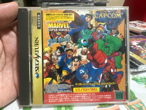 Marvel Vs. Street Fighter Sega Saturno