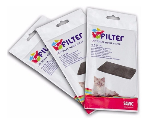 Repuesto Filtro Litera Bandeja Sanitaria Baño Gatos X4