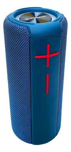 Caixa De Som Kimaster K450 18w Bluetooth Azul Chega Hoje Sp