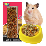 Alimento Stick Semillas Hamsters Jerbo Barrita + Comedero