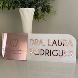 Placa Indicação Portas Acrilico 40x15cm Personalizada