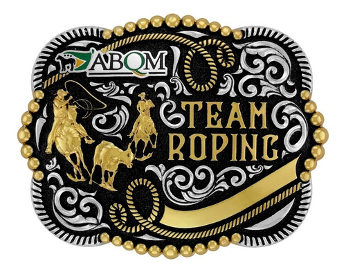 Fivela Country Abqm Team Roping - Tam G - 12105fj Pd 