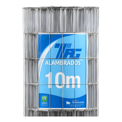 Tela Cerca Soldada Tag Malha 5x10cm Fio 1,60mm - 10x1,00m | Frete grátis