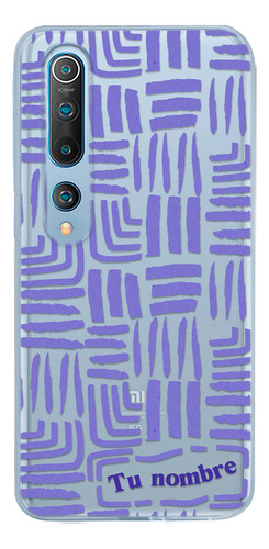 Funda Para Xiaomi Para Mujer Rayas Abstracto Con Tu Nombre