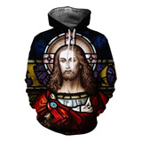 Sudaderas De Manga Larga Con Estampado 3d Christian Jesus