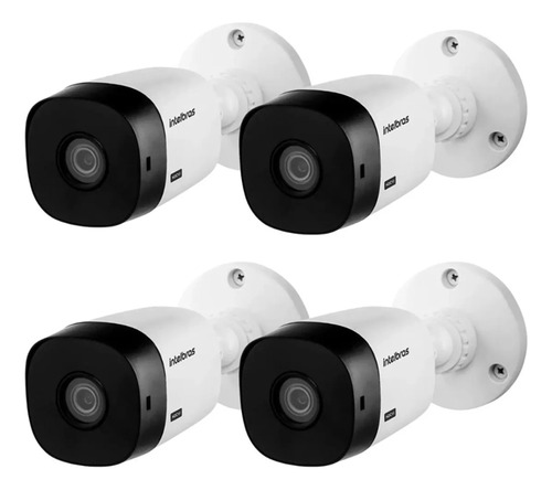 Kit Intelbras 4 Cameras Vhc1120b