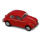 Vocho Vw Sedan Diecast Escala 1:64 Friccion 1967 Rojo